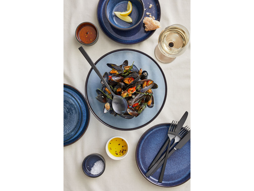 Mėlyna lėkštė Gastro BITZ 27 cm