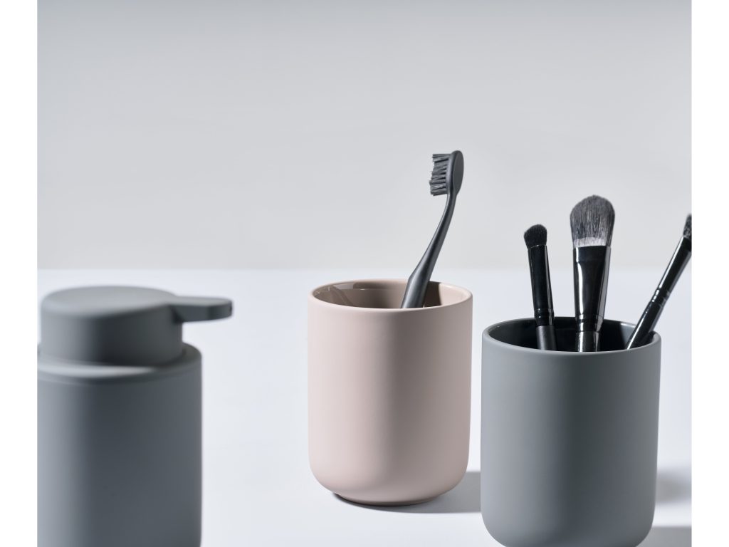 Dantų šepetėlių indelis Zone Ume Mug Grey 