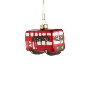 Kalėdinis žaisliukas "Londono autobusas"