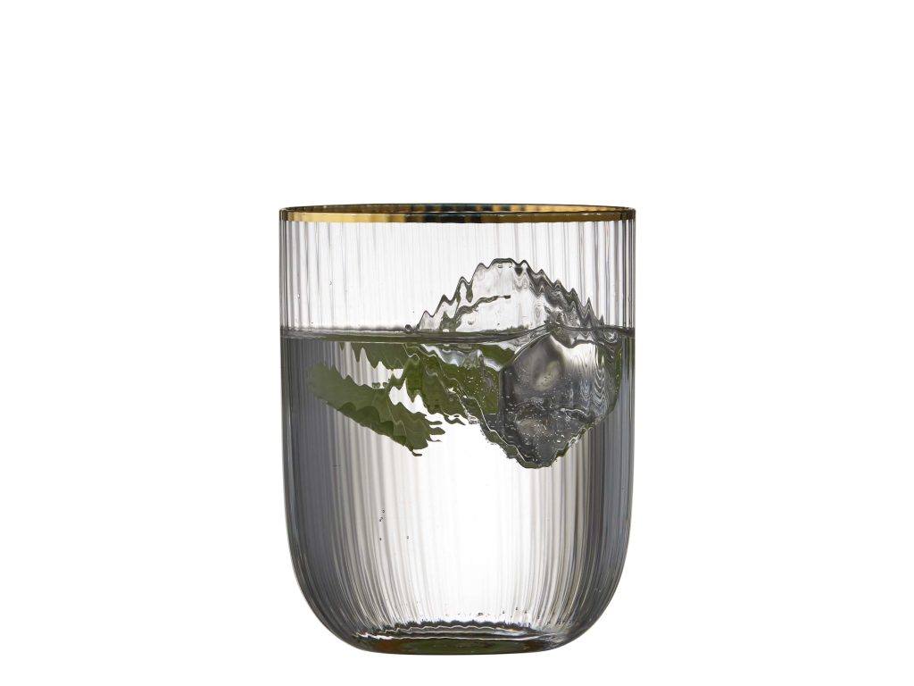 Stiklinės Lyngby Glas Palermo Gold Tumbler 