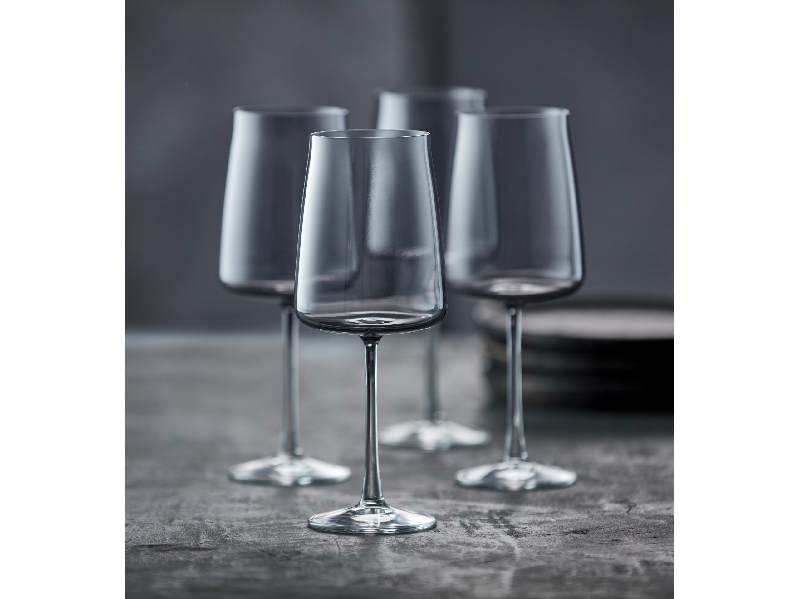 Raudono vyno taurės Lyngby Glas Krystal Zero Red Smoke