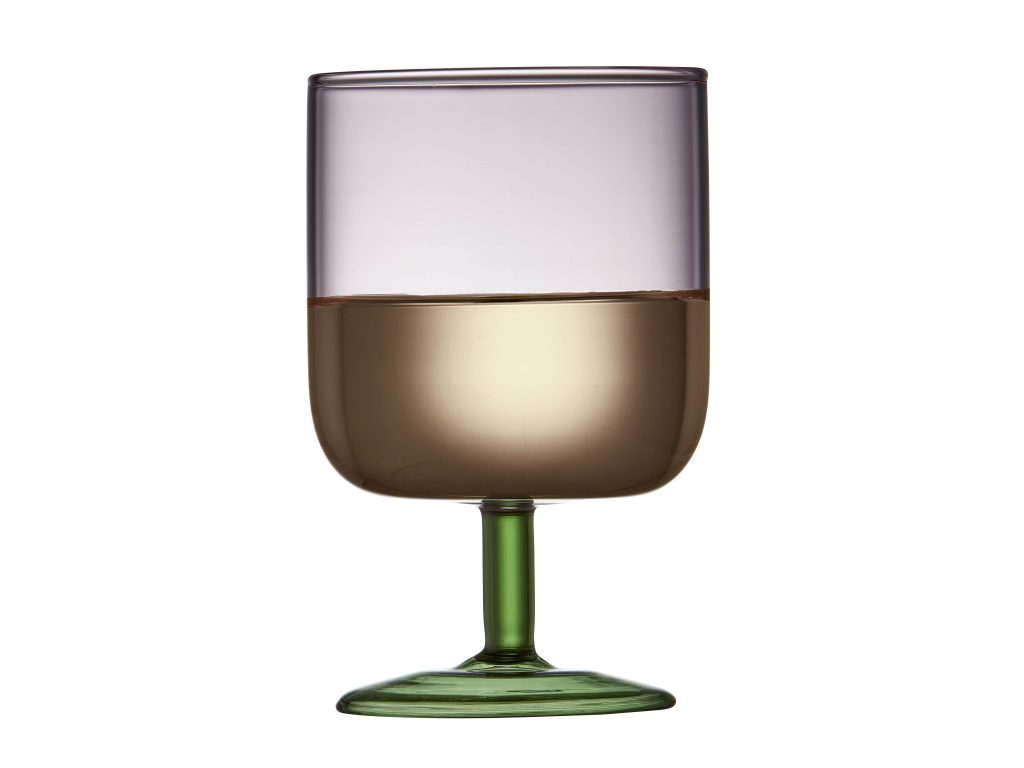 Vyno taurės Lyngby Glas Torino Pink/Green 