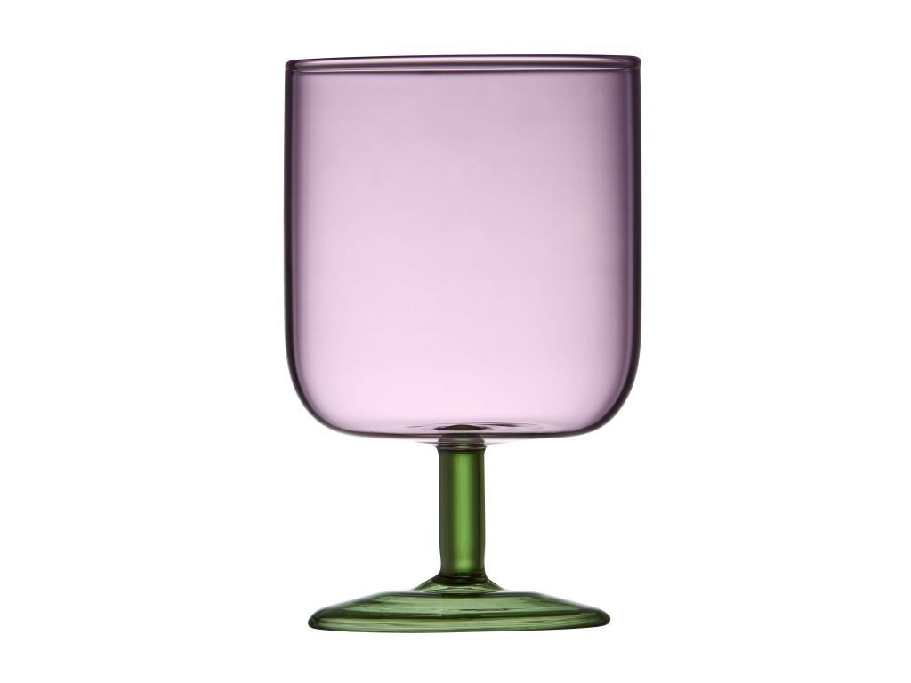 Vyno taurės Lyngby Glas Torino Pink/Green 