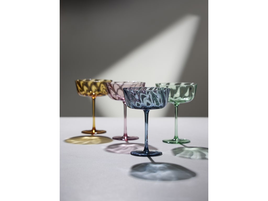 Šampano taurės Lyngby Glas Vienna Green