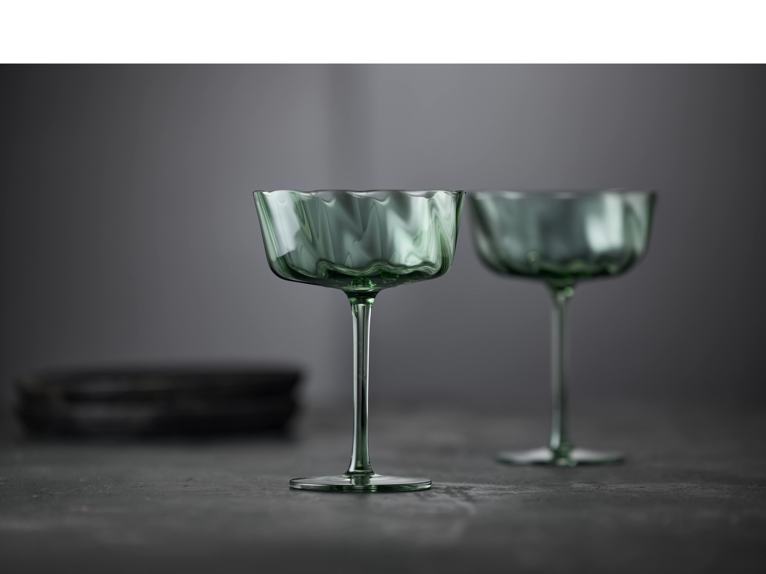 Šampano taurės Lyngby Glas Vienna Green