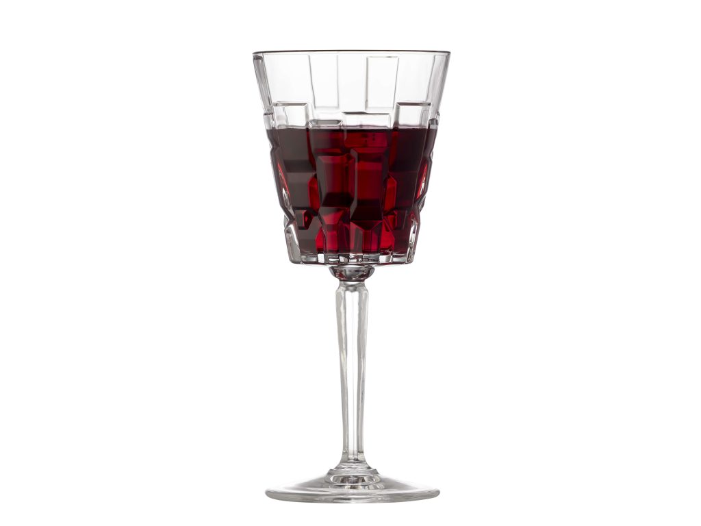 Raudono vyno taurės Lyngby Glas Krystal Etna Red 