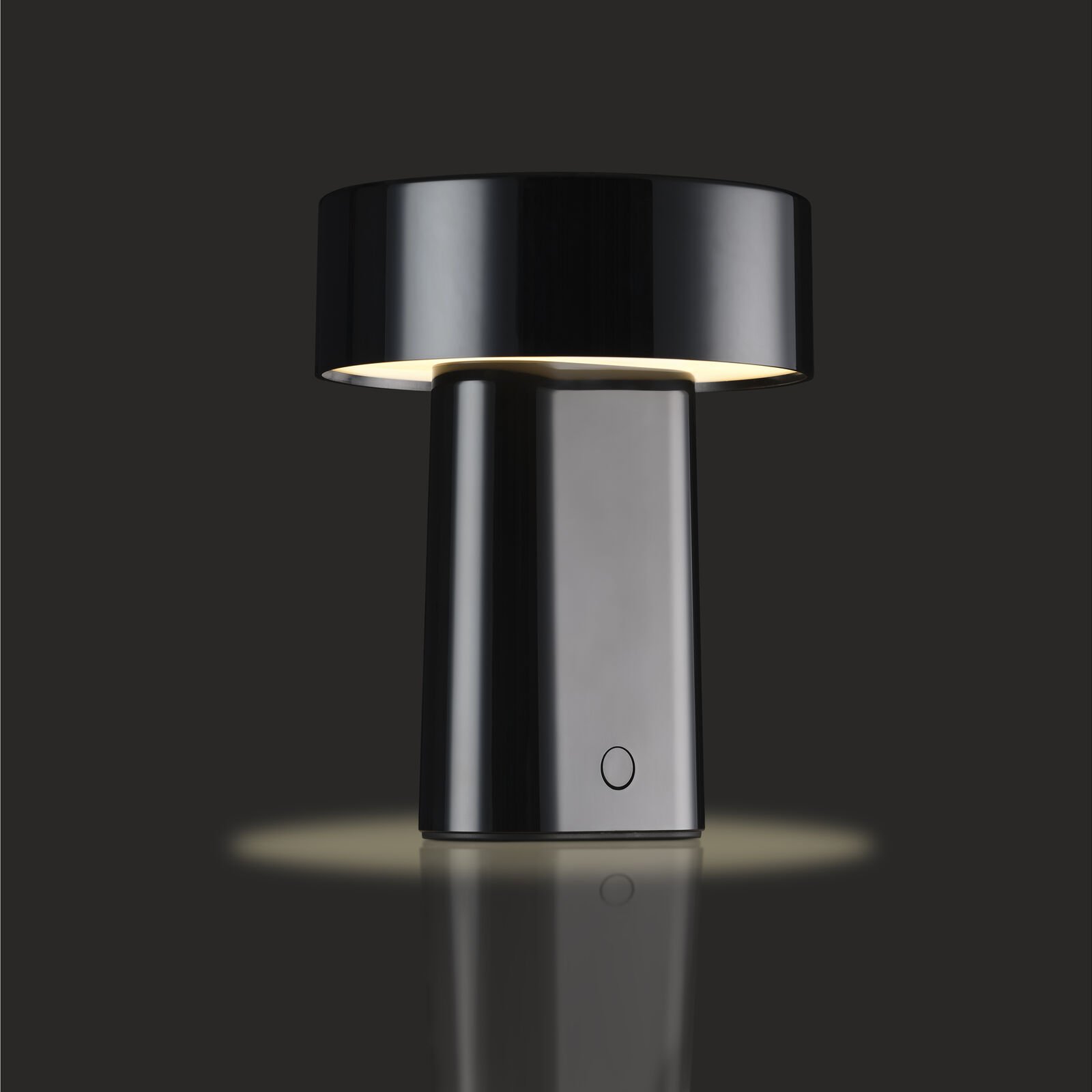 Stalinė belaidė lempa Oblong Black