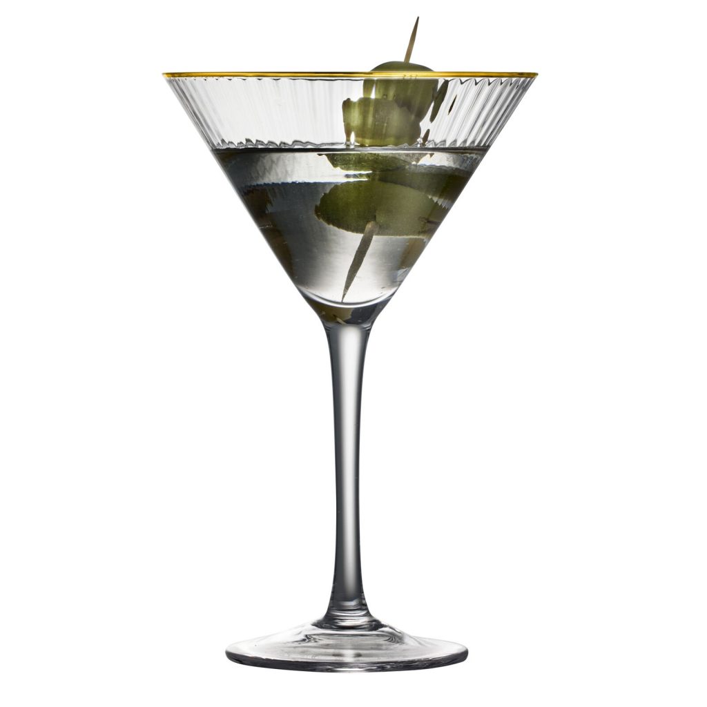 Taurės Lyngby Glas Palermo Gold Martini 