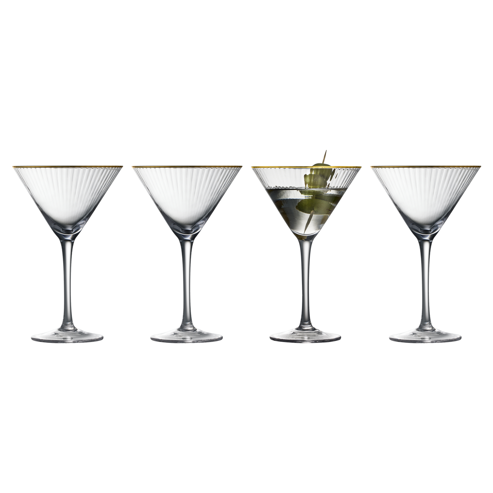 Taurės Lyngby Glas Palermo Gold Martini