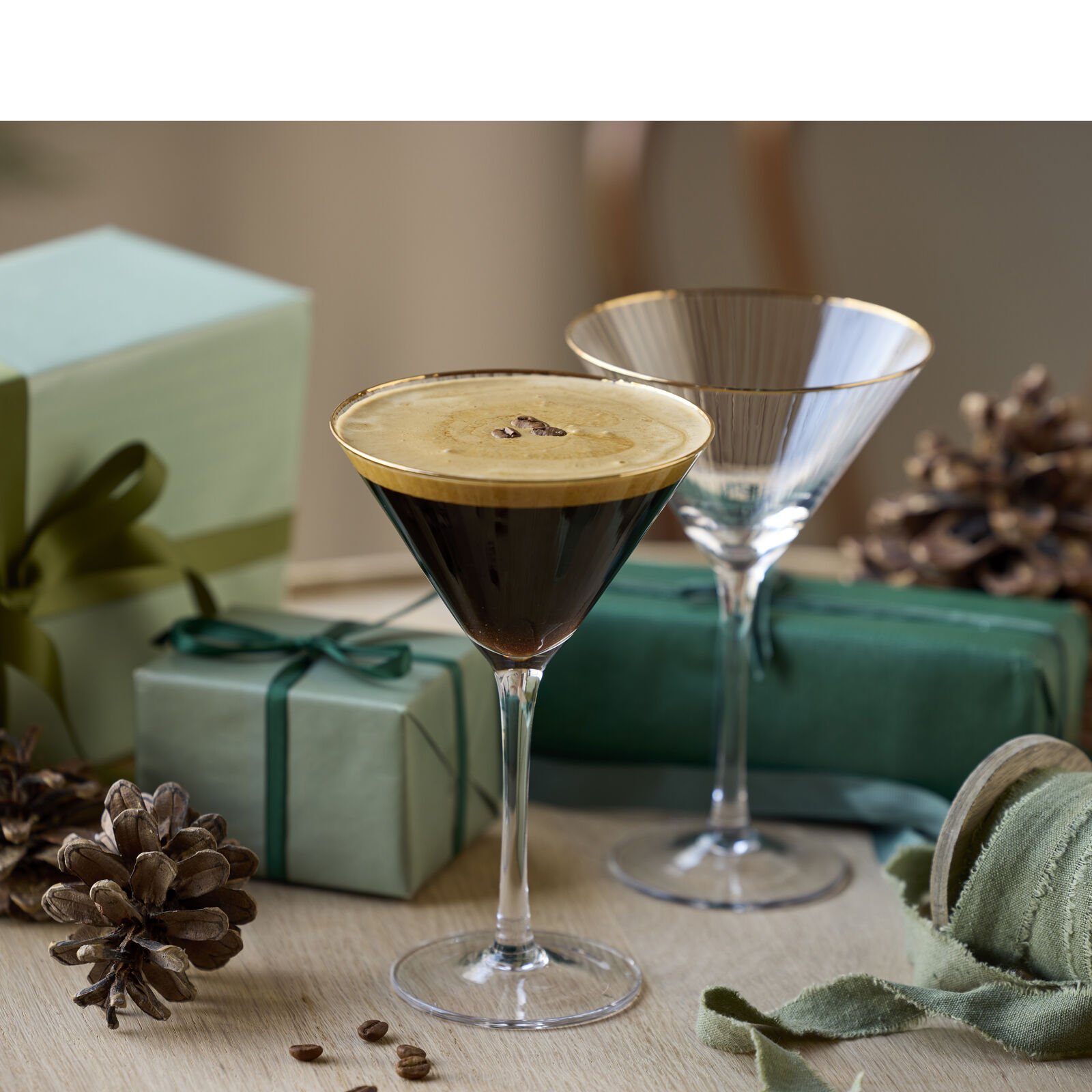 Taurės Lyngby Glas Palermo Gold Martini