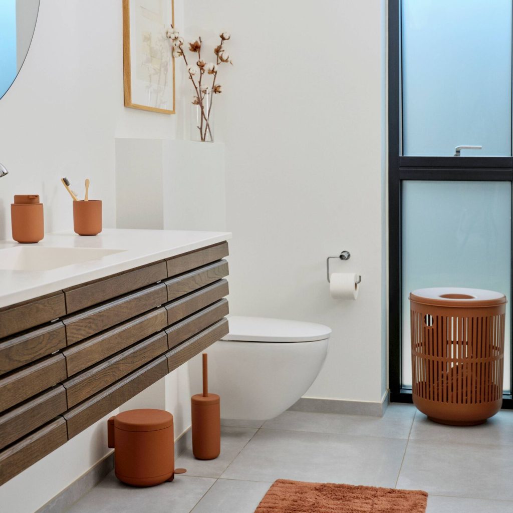 Kilimėlis Zone Tiles Terracotta 80 x 50 cm 