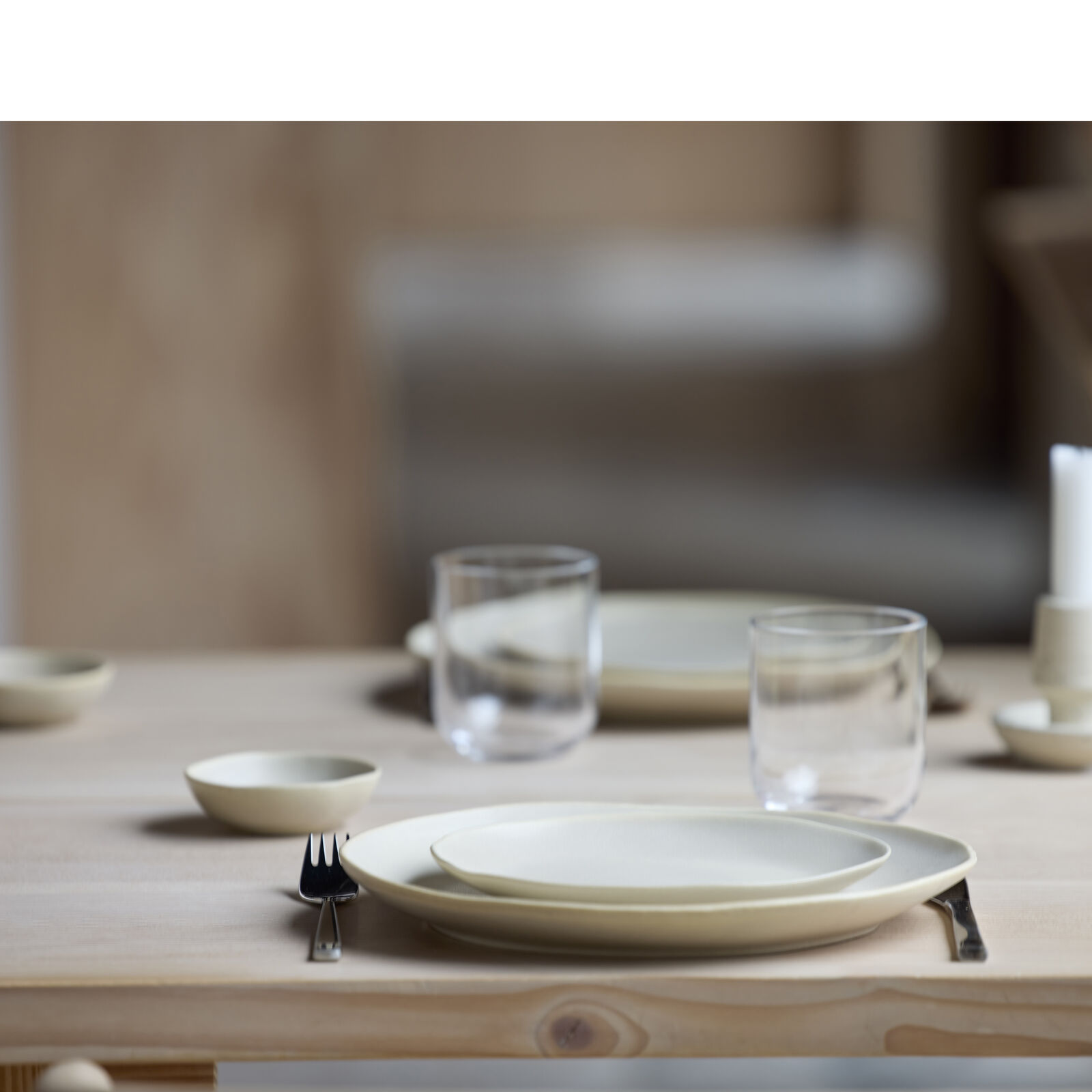 Pietų lėkštė Villa Collection Shoku Soft Beige