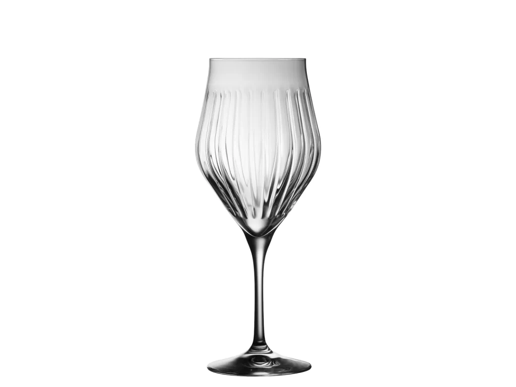 Raudono vyno taurės Lyngby Glas Krystal Ane 