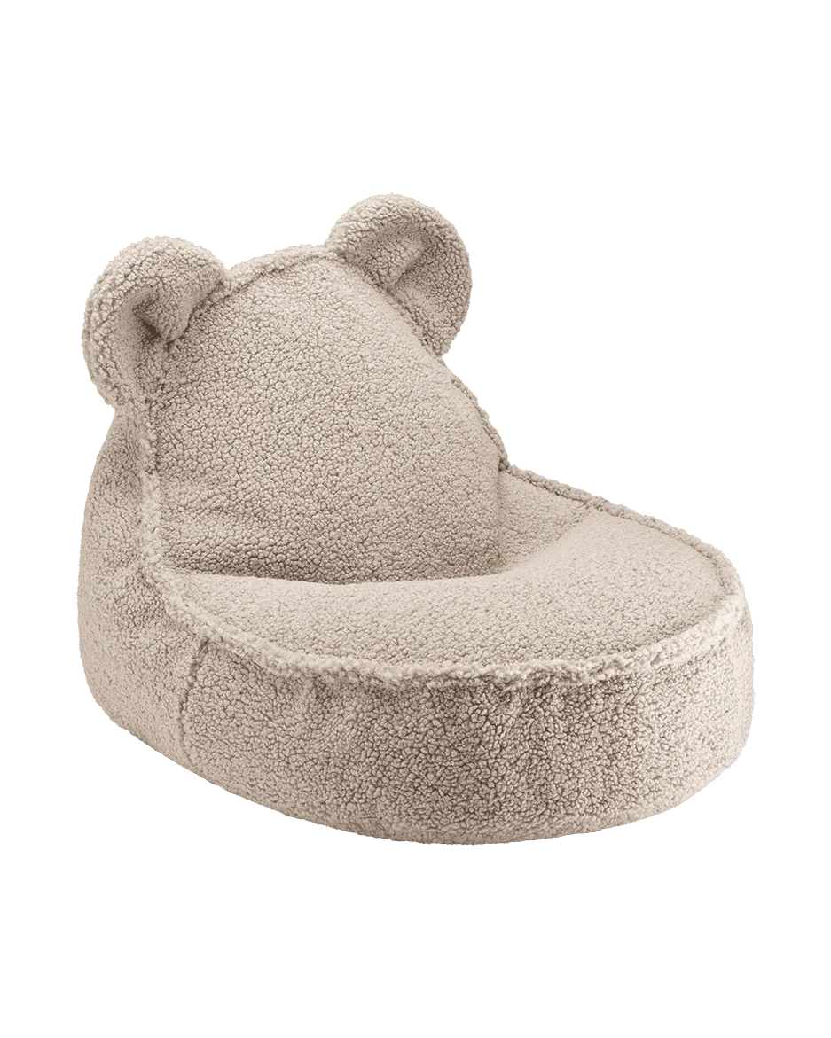 WIGIWAMA meškiuko formos sėdmaišis Biscuit Bear