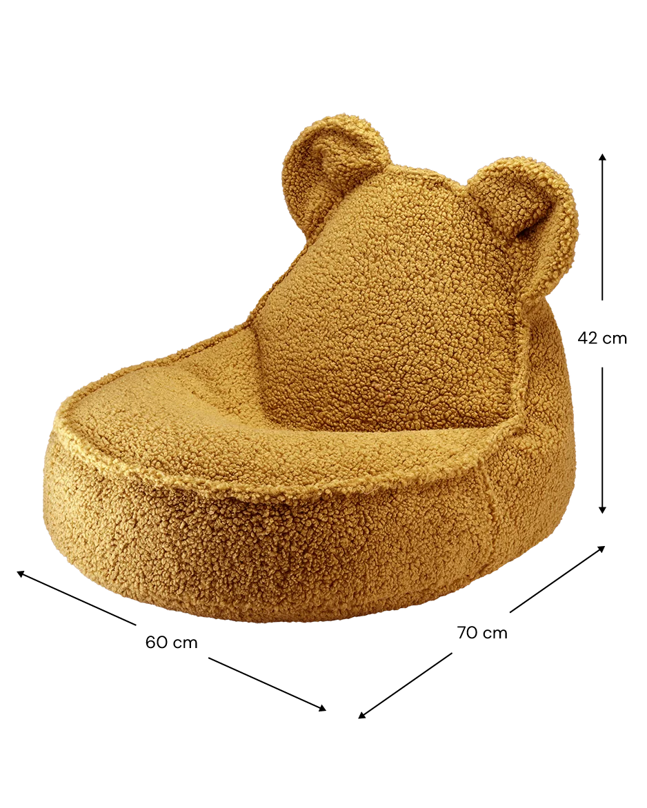 WIGIWAMA meškiuko formos sėdmaišis Maple Bear