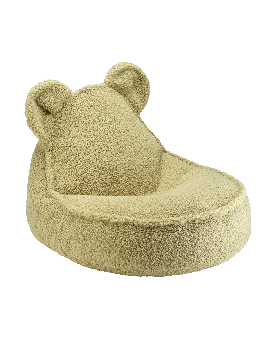 WIGIWAMA meškiuko formos sėdmaišis Matcha Bear
