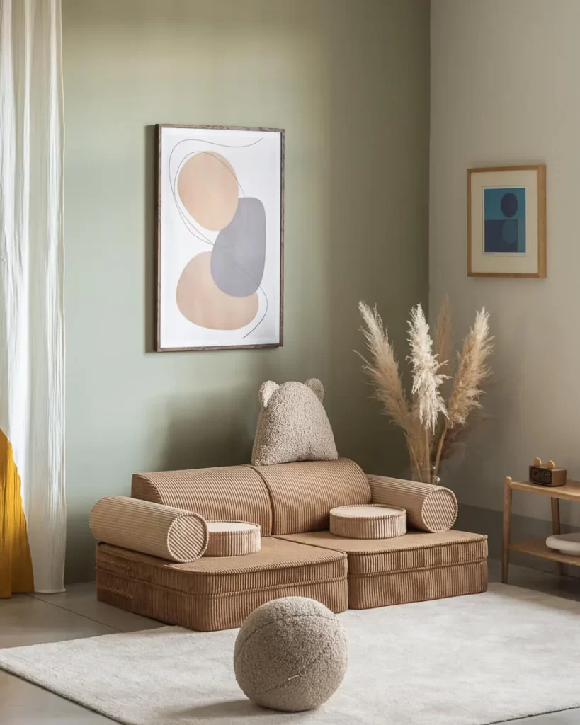 WIGIWAMA vaikiška sofa Brown Toffee Settee 