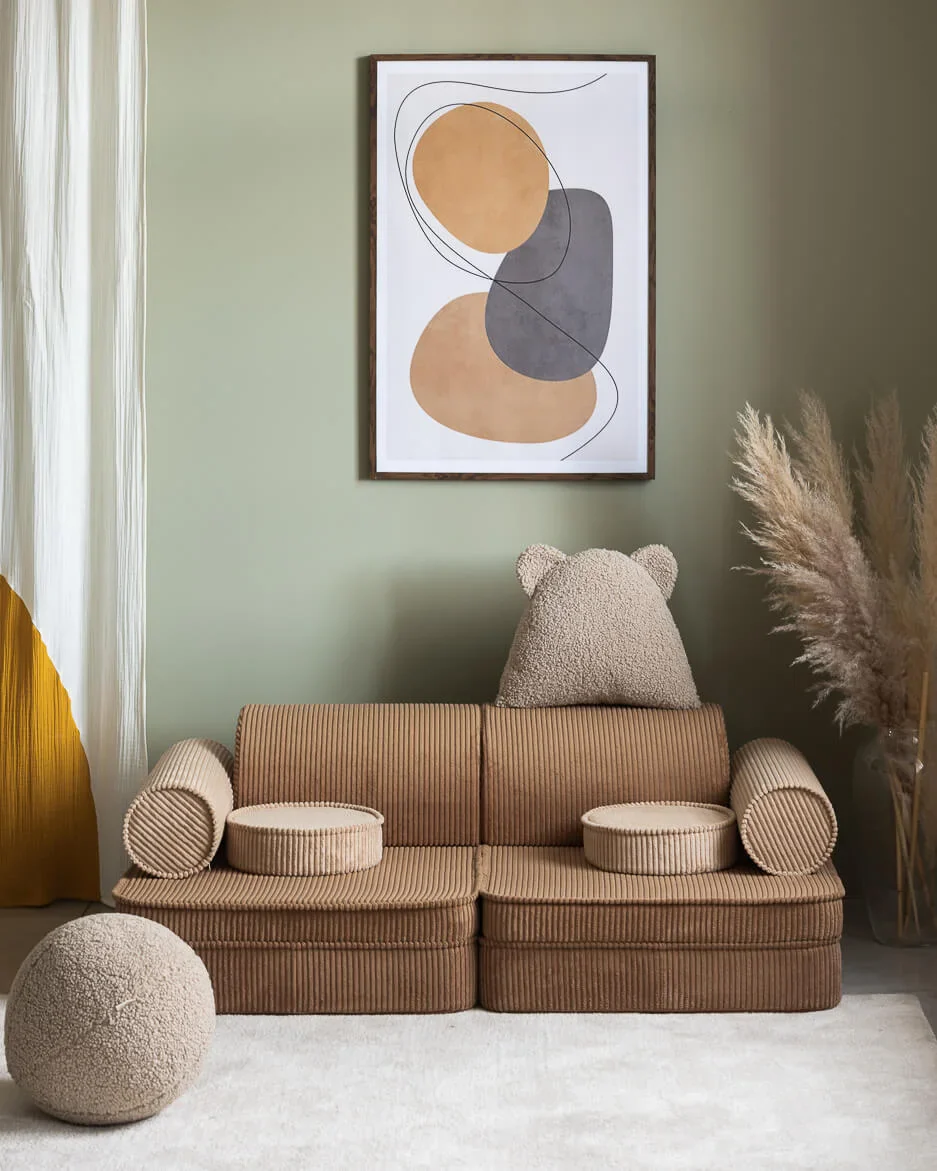 WIGIWAMA vaikiška sofa Brown Toffee Settee
