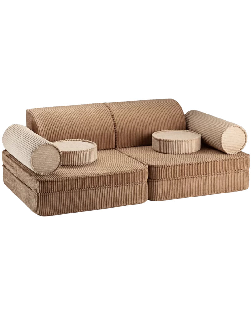 WIGIWAMA vaikiška sofa Brown Toffee Settee 