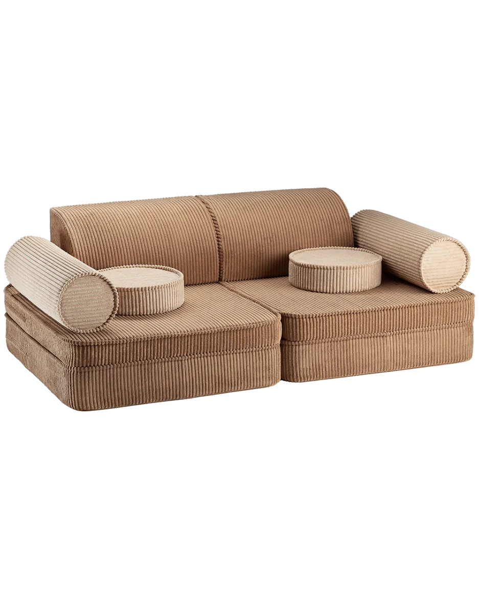 WIGIWAMA vaikiška sofa Brown Toffee Settee
