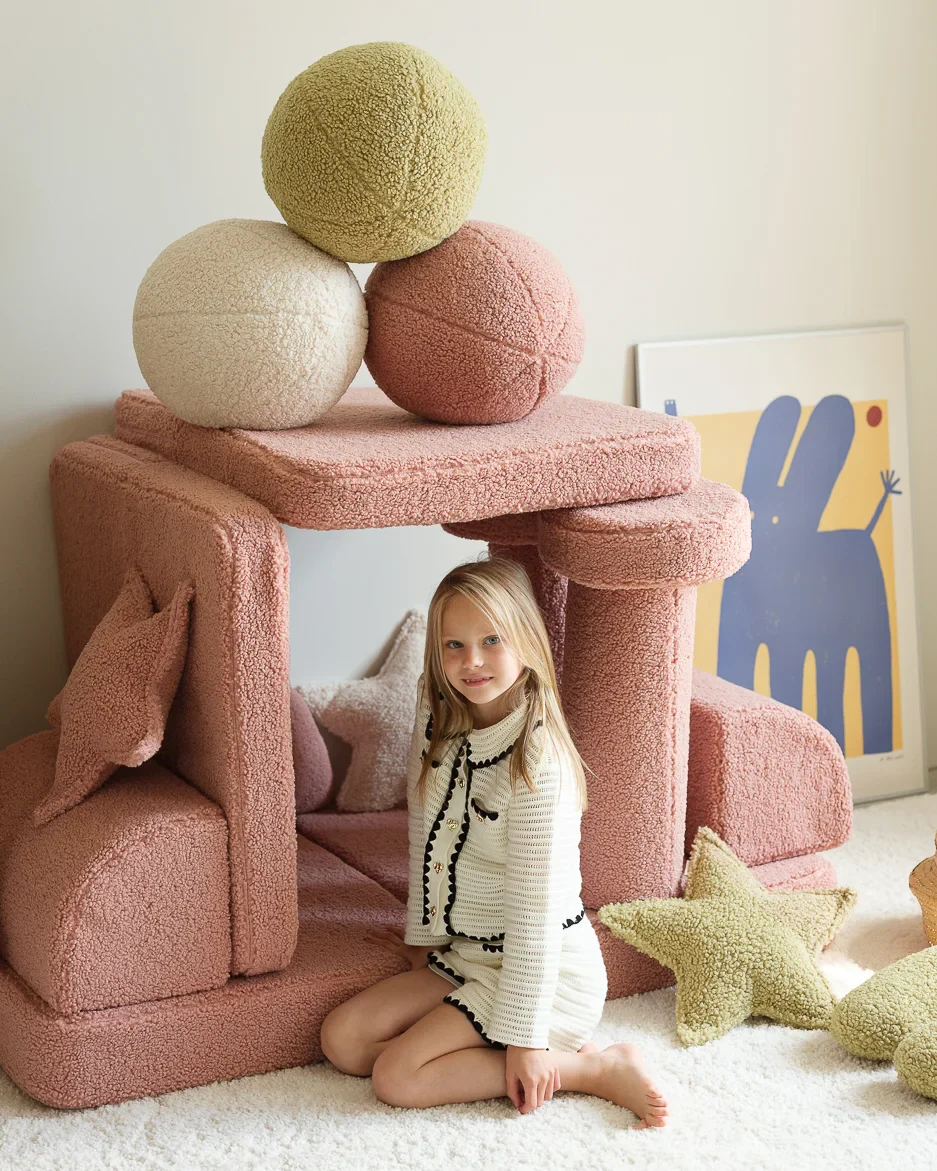 WIGIWAMA vaikiška sofa Guava Pink Settee