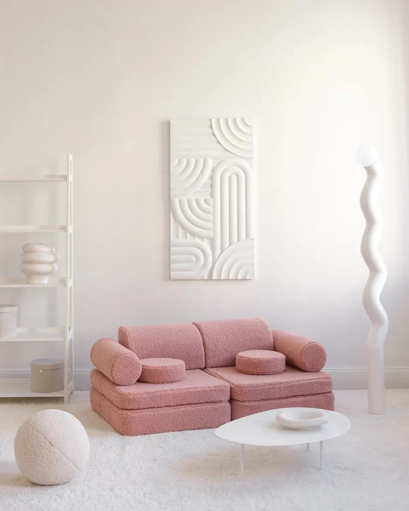 WIGIWAMA vaikiška sofa Guava Pink Settee 