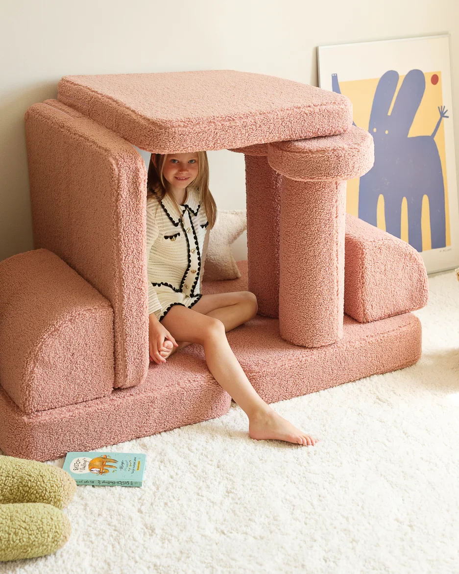 WIGIWAMA vaikiška sofa Guava Pink Settee
