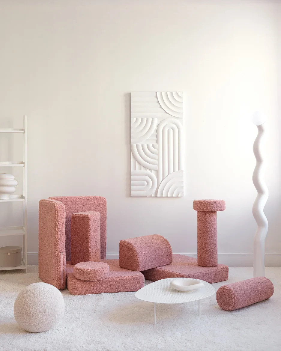 WIGIWAMA vaikiška sofa Guava Pink Settee