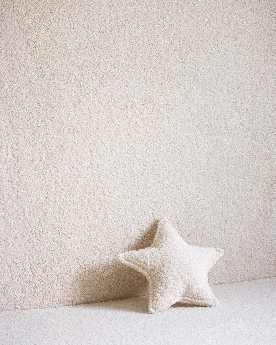 WIGIWAMA žvaigždės formos pagalvė Cream White Star