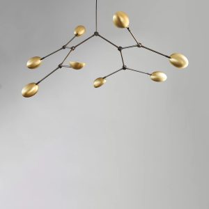 Pakabinamas šviestuvas Drop Brass