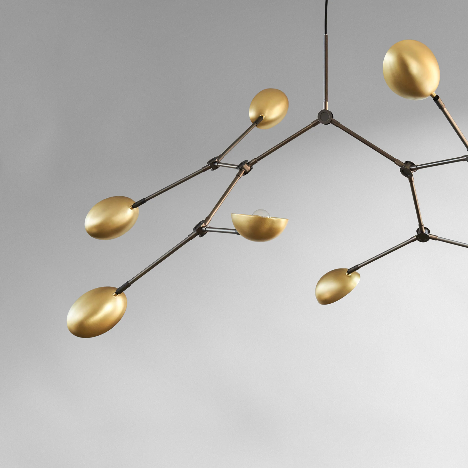 Pakabinamas šviestuvas Drop Brass