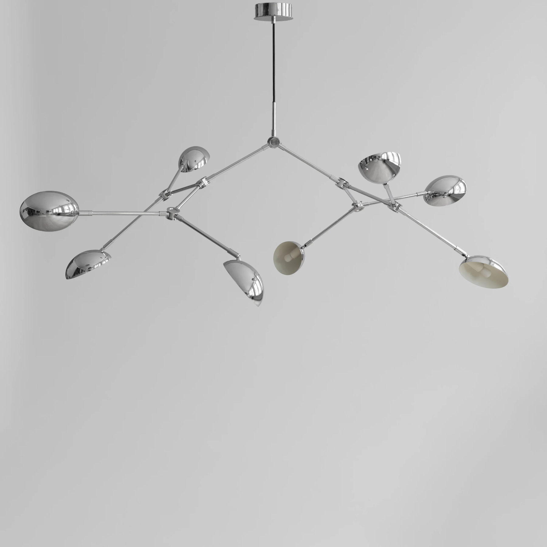 Pakabinamas šviestuvas Drop Chrome