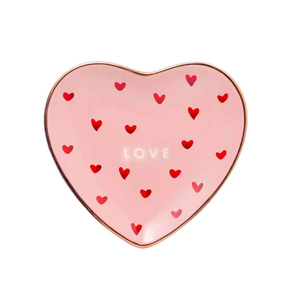 Širdies formos lėkštė LOVE 