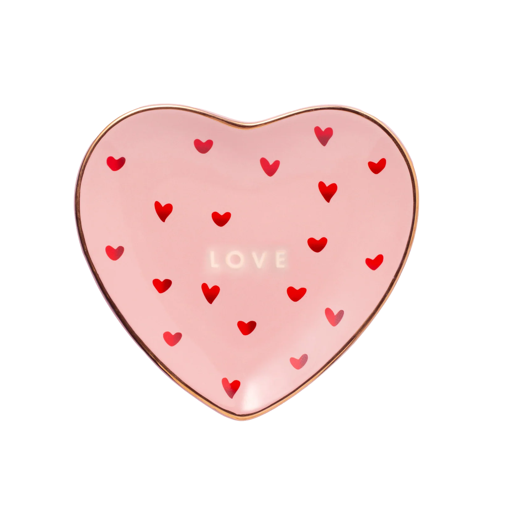 Širdies formos lėkštė LOVE