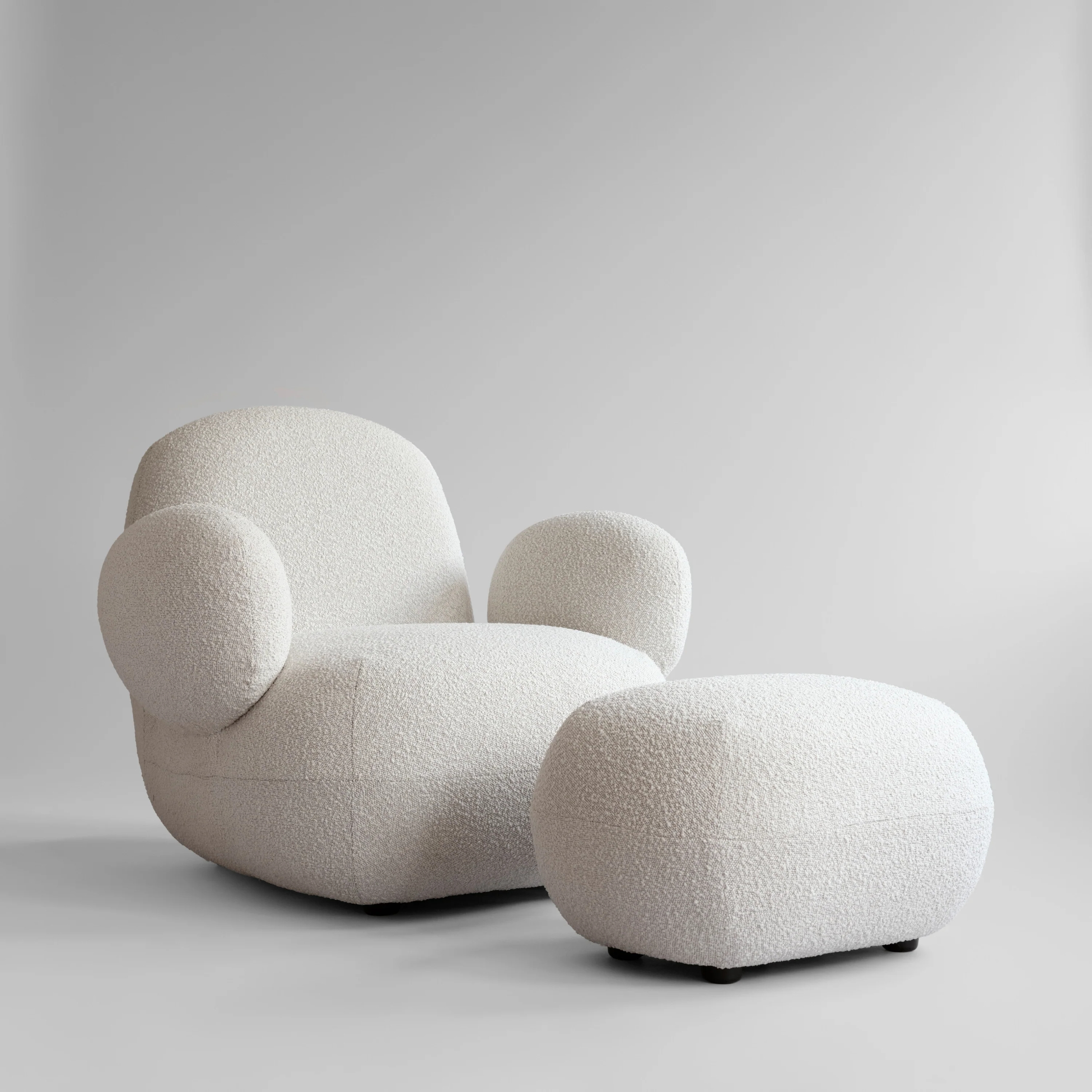 Fotelis Toe Ottoman Off White (CPH 900)