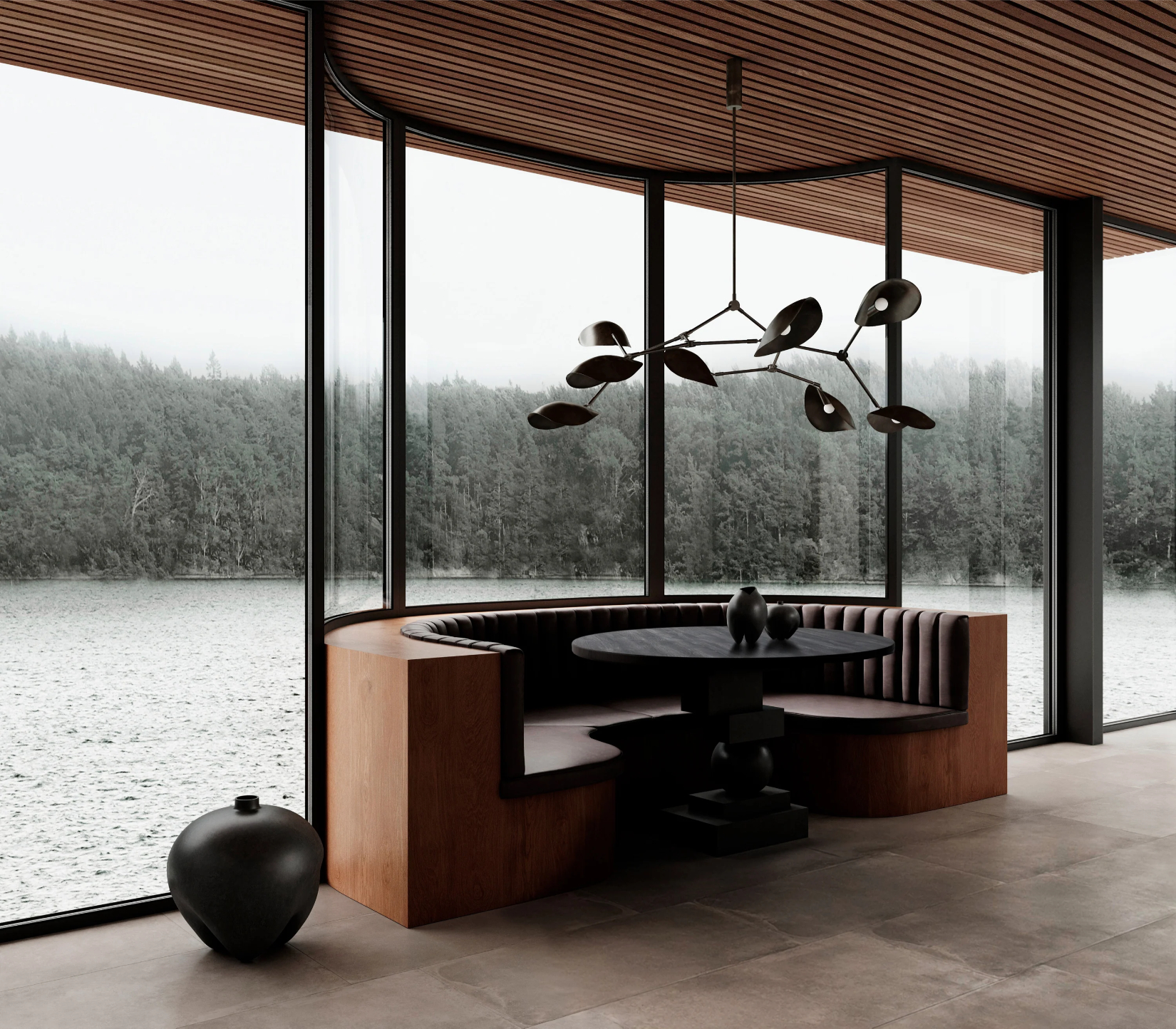Valgomojo stalas Artist Coffee Black Oak