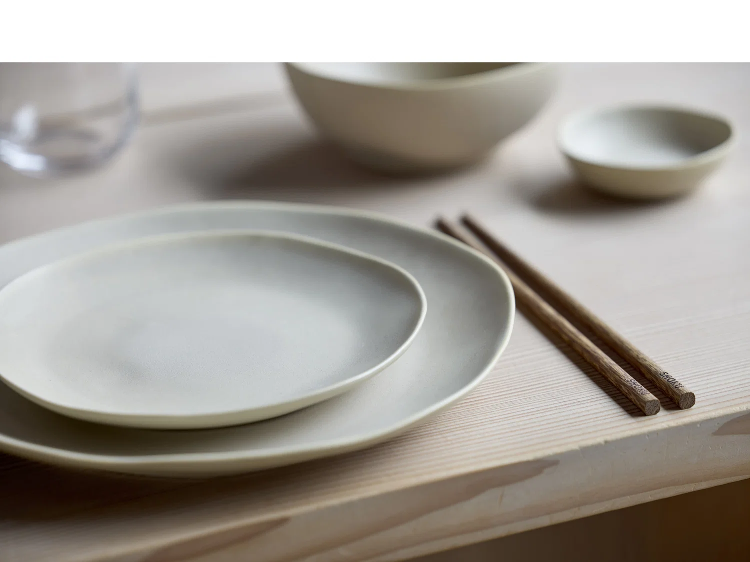 Pietų lėkštė Shoku Soft Beige 27 cm