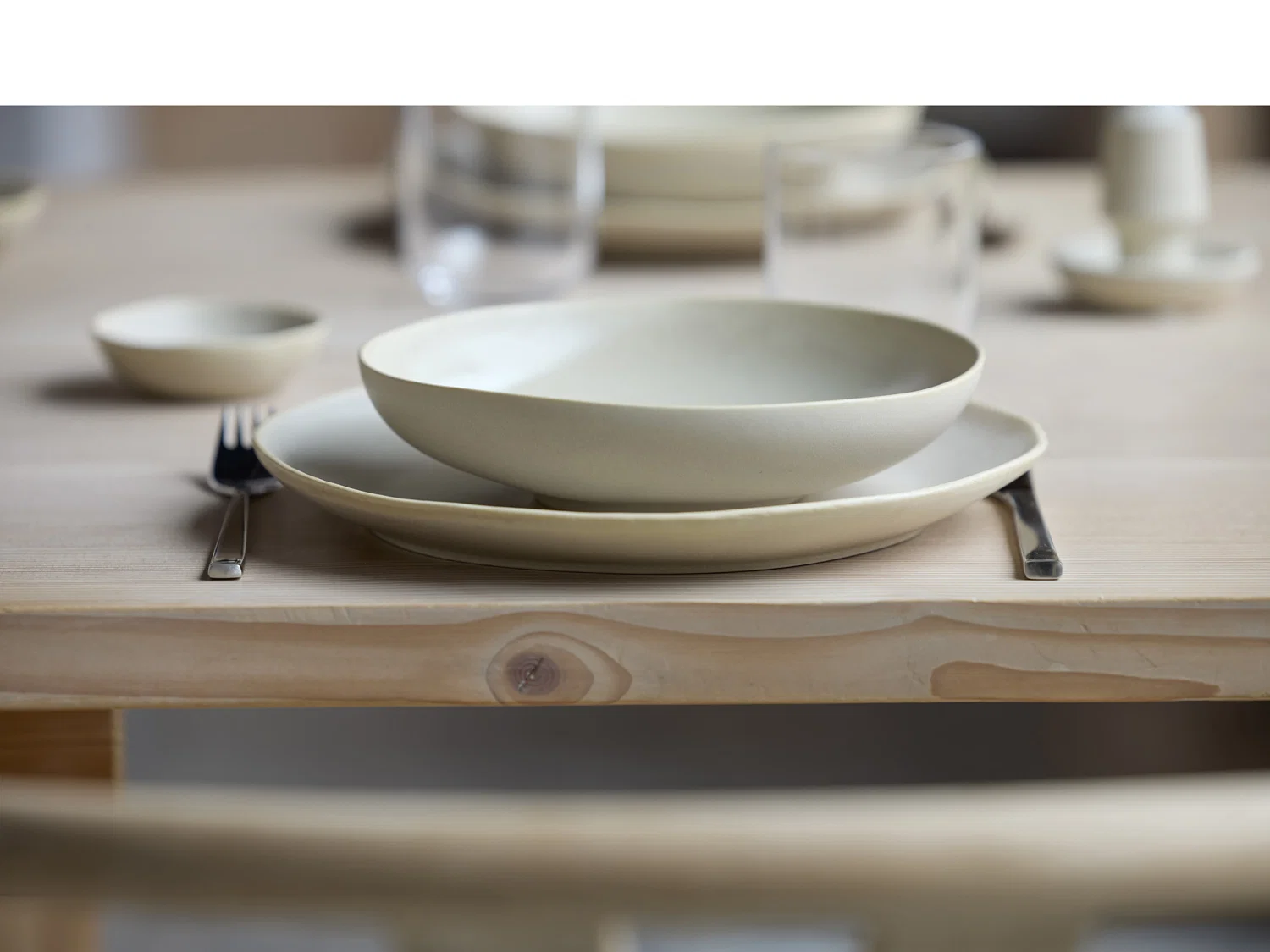 Pietų lėkštė Shoku Soft Beige 27 cm