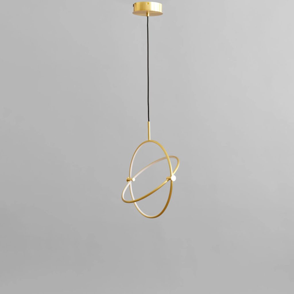 Pakabinamas šviestuvas Maru Brass Ø40 