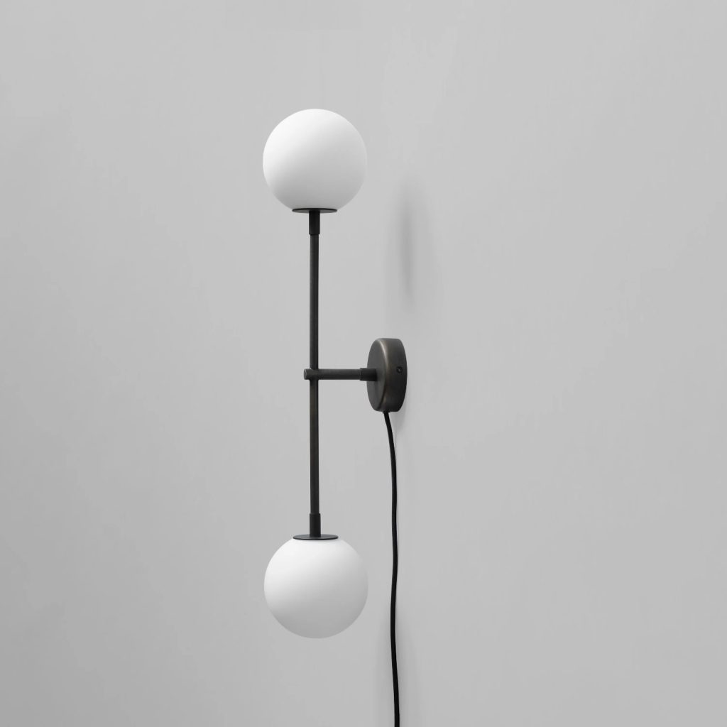 Sieninis šviestuvas Drop Grey 