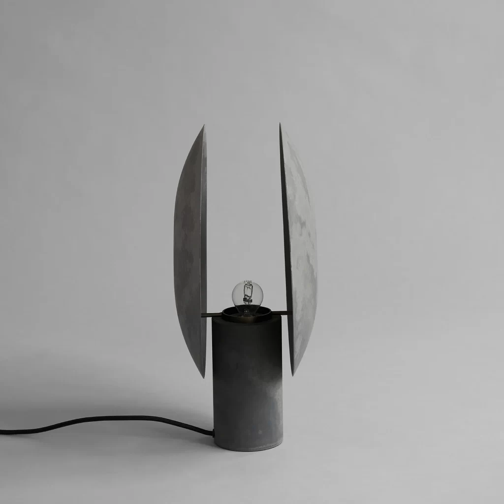 Stalinis šviestuvas Clam Oxidized 