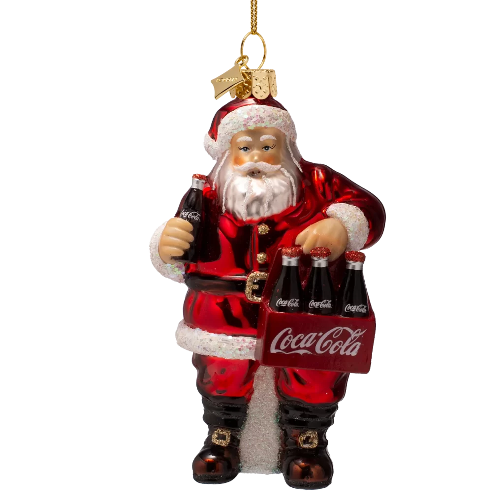 Kalėdinis žaisliukas Coca Cola Santa 