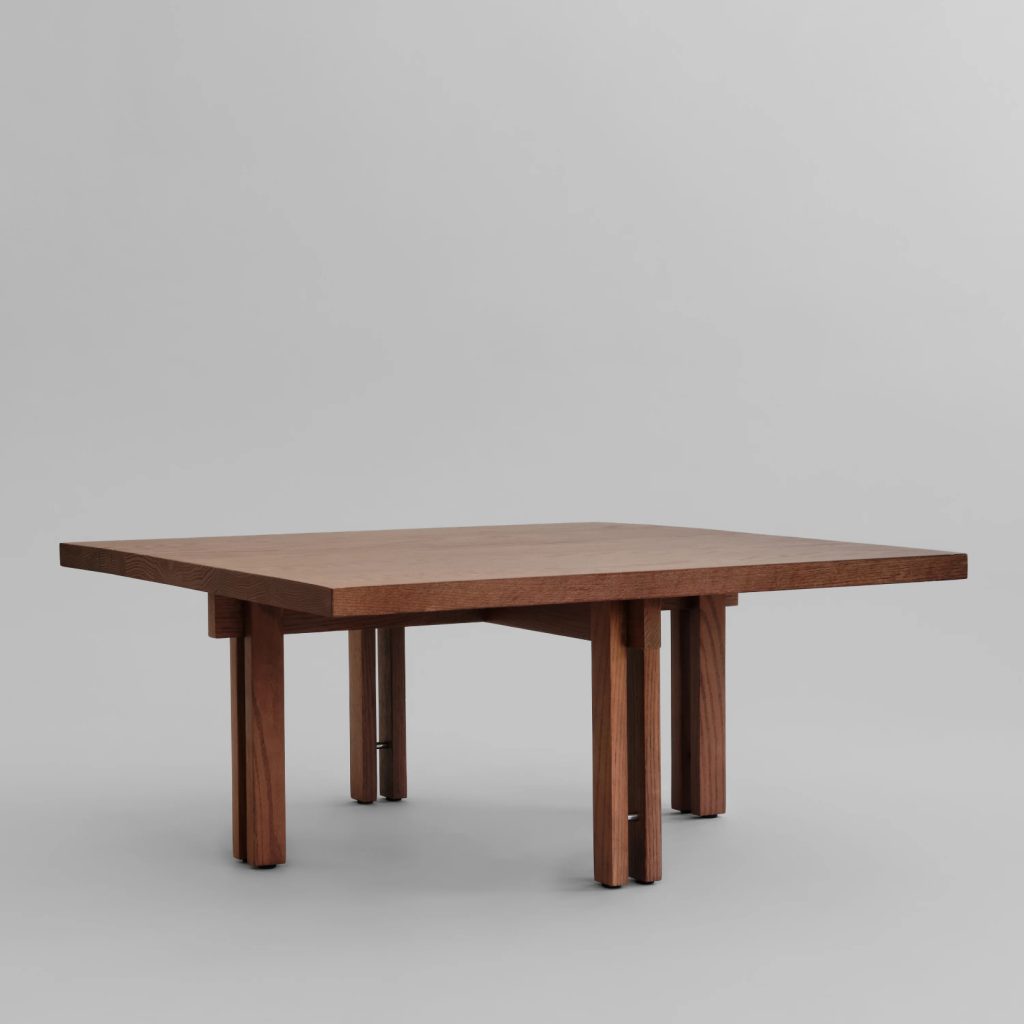 Kavos staliukas Plinth Classic Brown Oak 