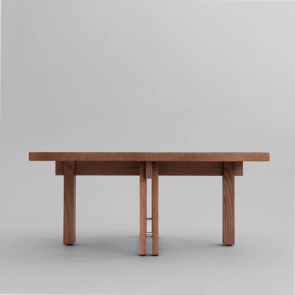 Kavos staliukas Plinth Classic Brown Oak 