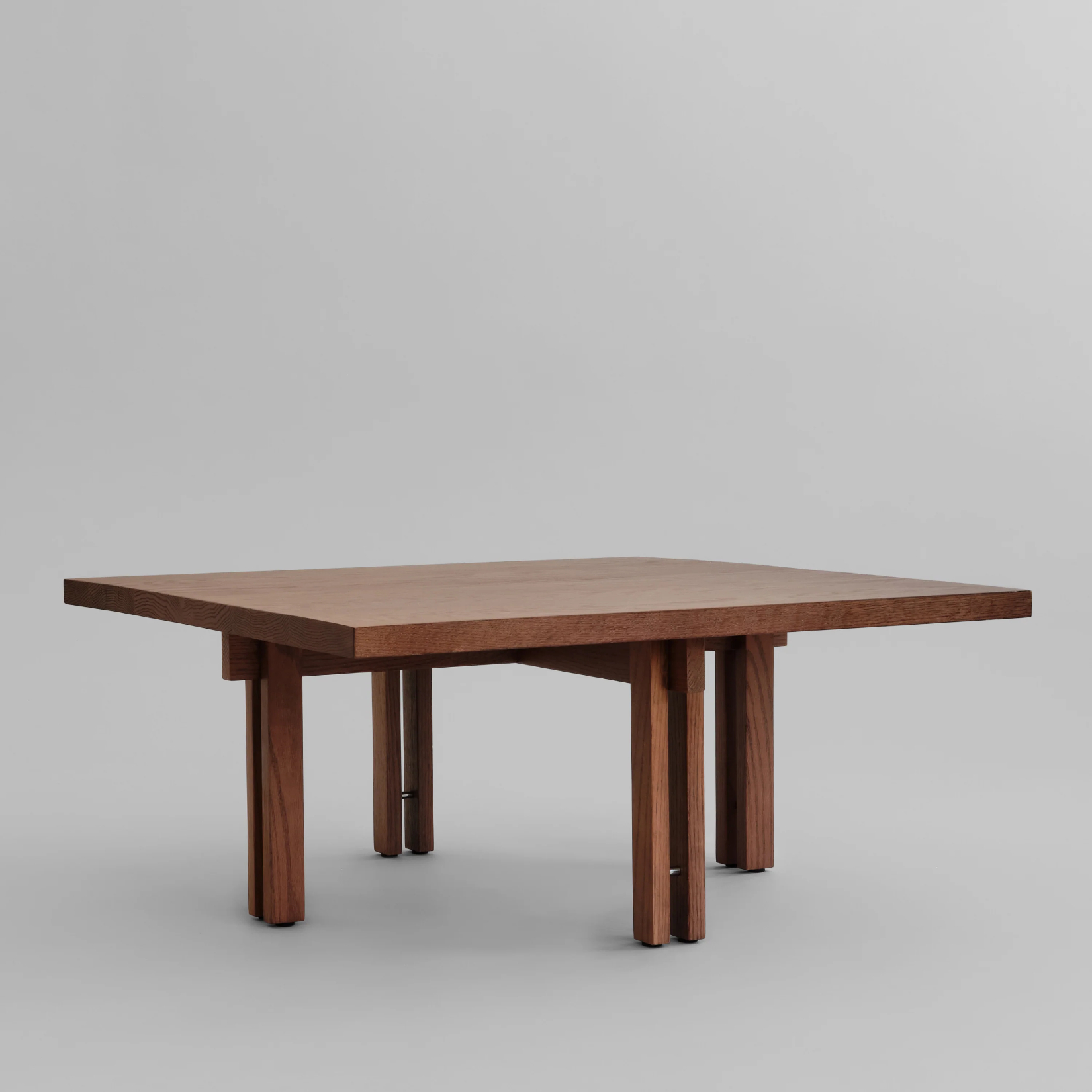 Kavos staliukas Plinth Classic Brown Oak