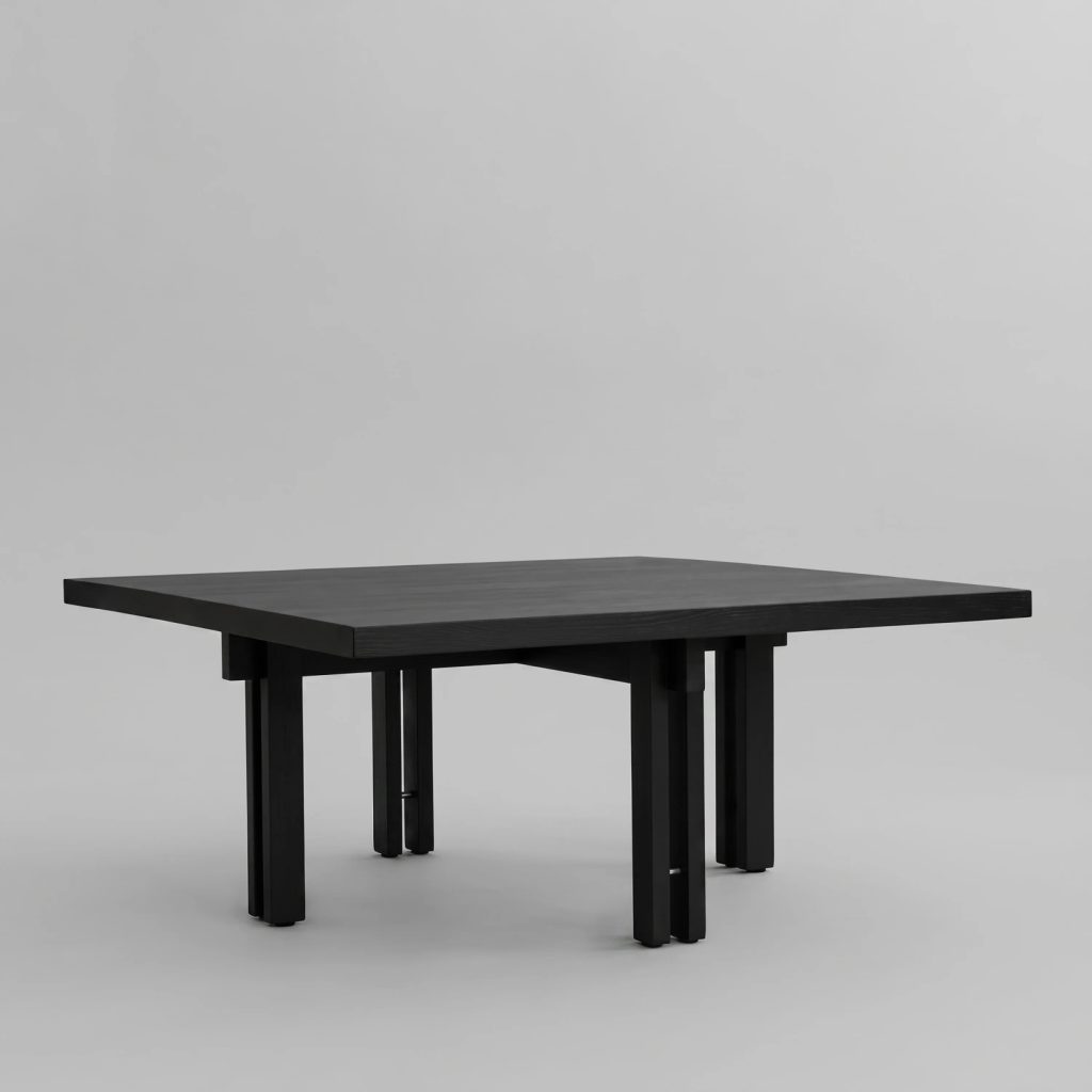 Kavos staliukas Plinth Coffee Black Oak 
