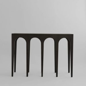 Konsolė Bow Big Coffee Black Oak