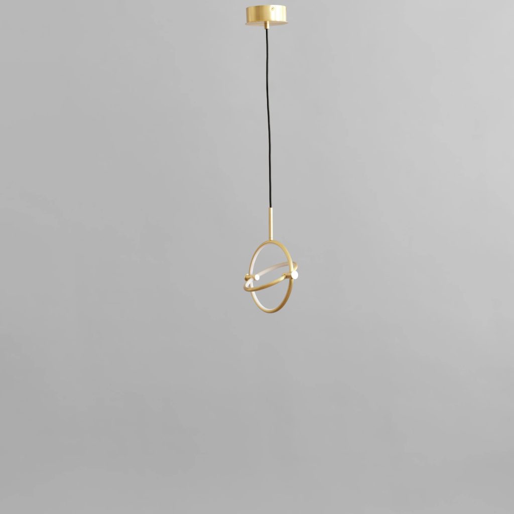 Pakabinamas šviestuvas Maru Brass Ø20 