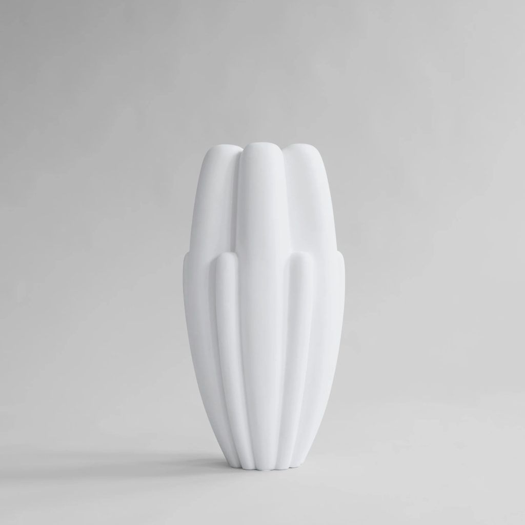 Vaza Bloom Slim Big Bone White 