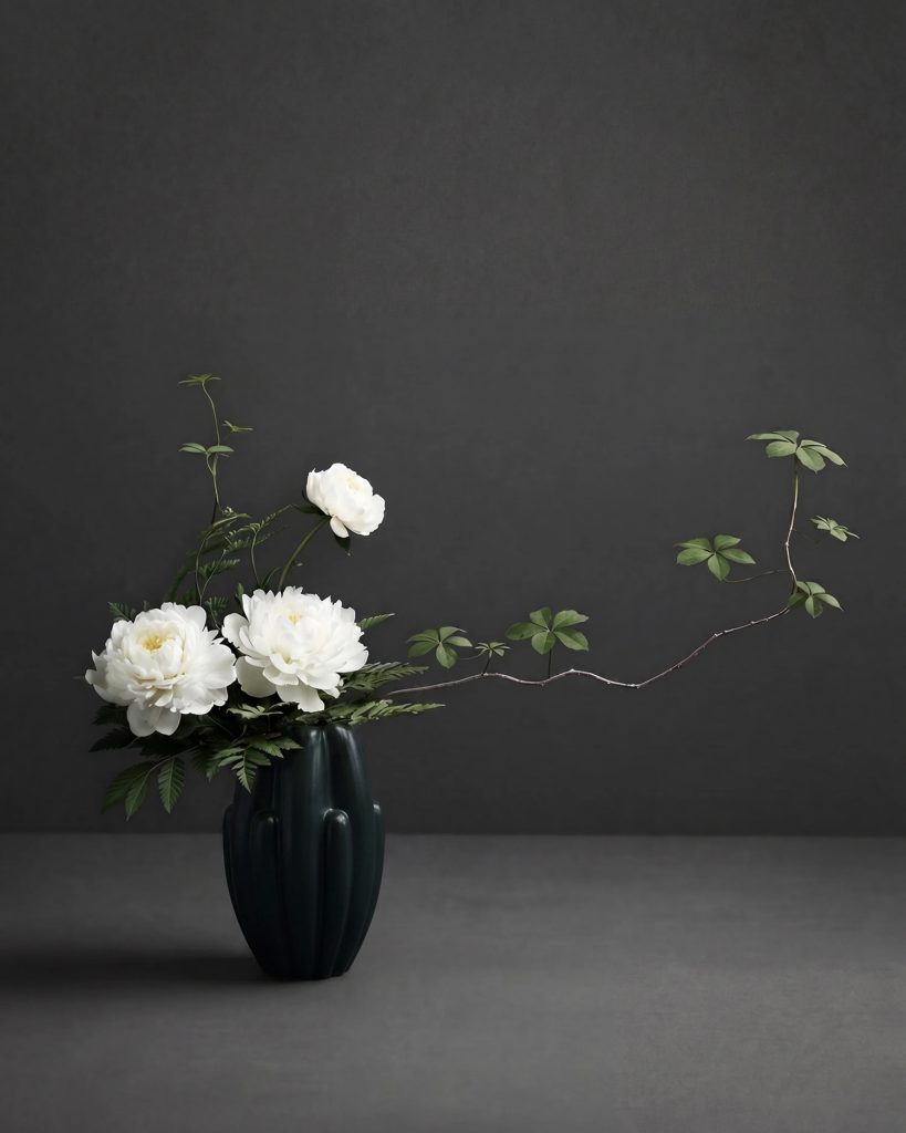 Vaza Bloom Slim Mini Dark Green 